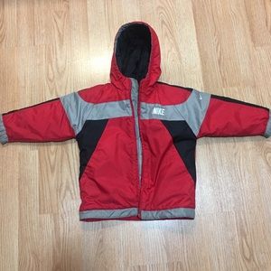 Boys reversible insulated Nike jacket.